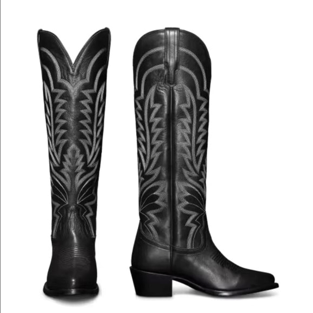 Tecovas The Abby Tall Leather Cowgirl Boots